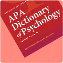 APA Dictionary of Psychology Book
